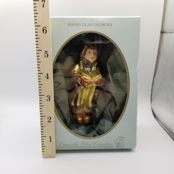 Vintage Hand Blown Glass Caroler Krebs Glas Lauscha Germany - Picture 9 of 13